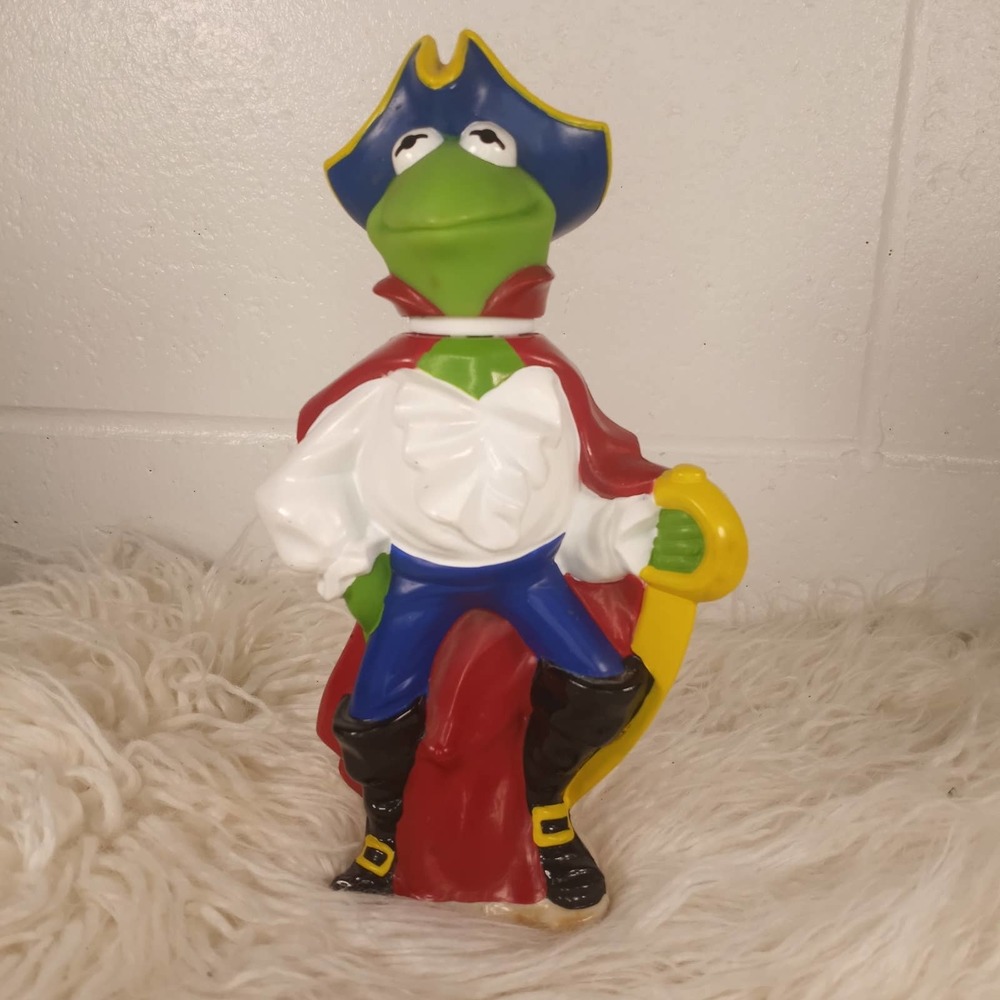 Vintage treasure Island Kermit the Frog calgon bottle